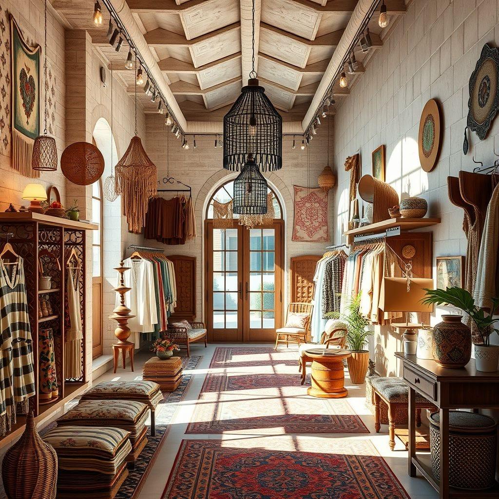 Bohemian clothing store - AI Generated