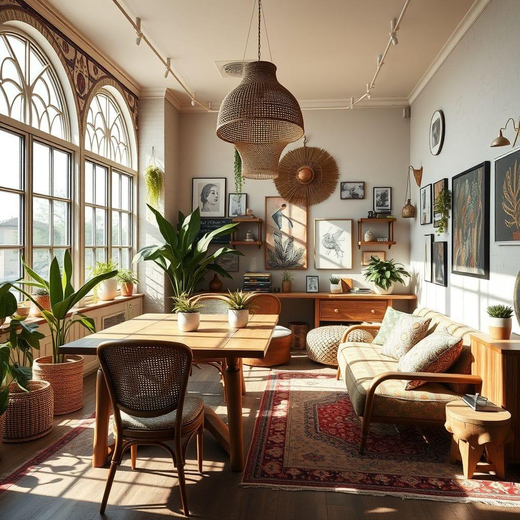 Bohemian coworking space - AI Generated