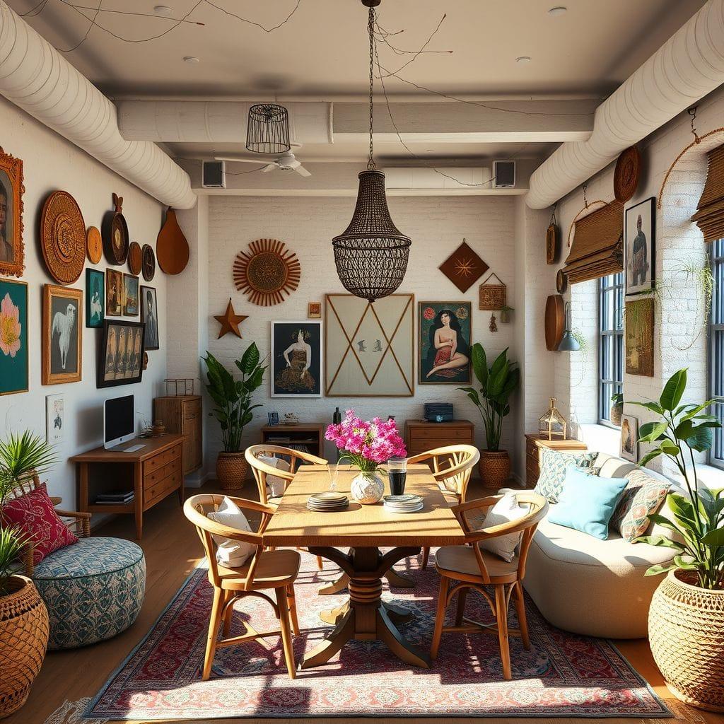 Bohemian coworking space - AI Generated