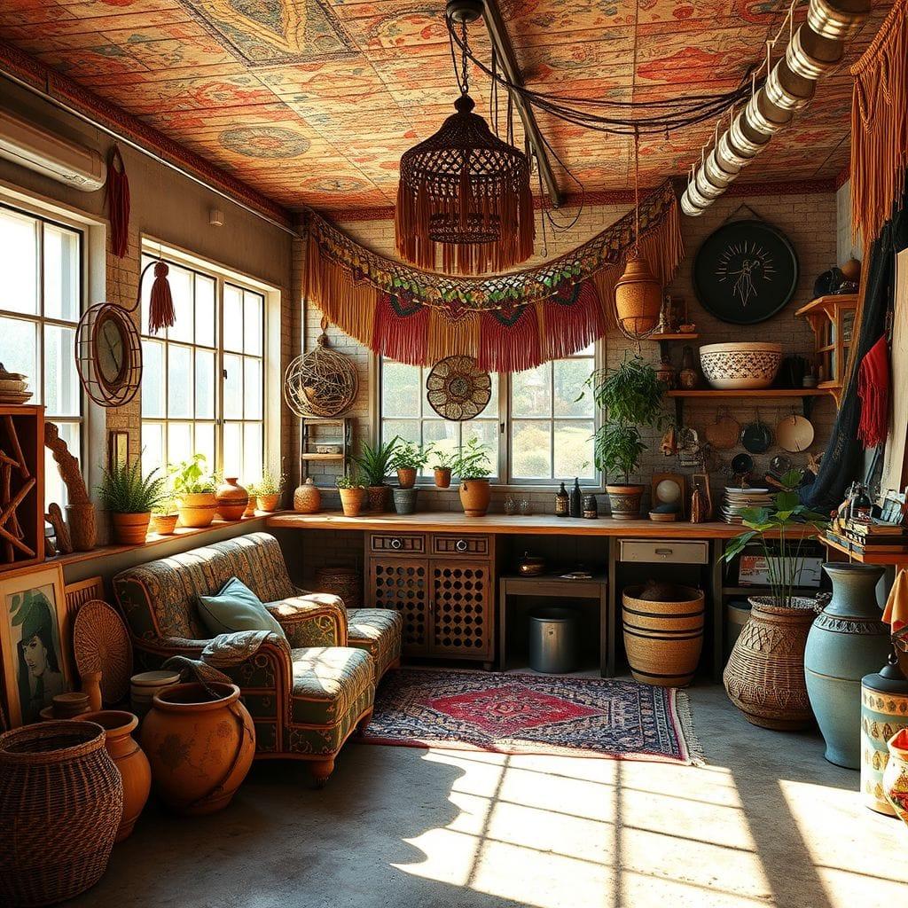 Bohemian garage - AI Generated