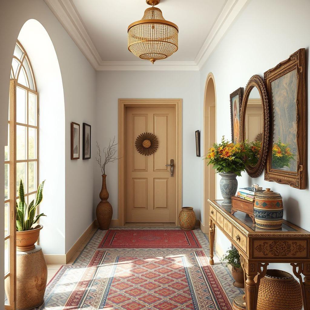 Bohemian hallway - AI Generated
