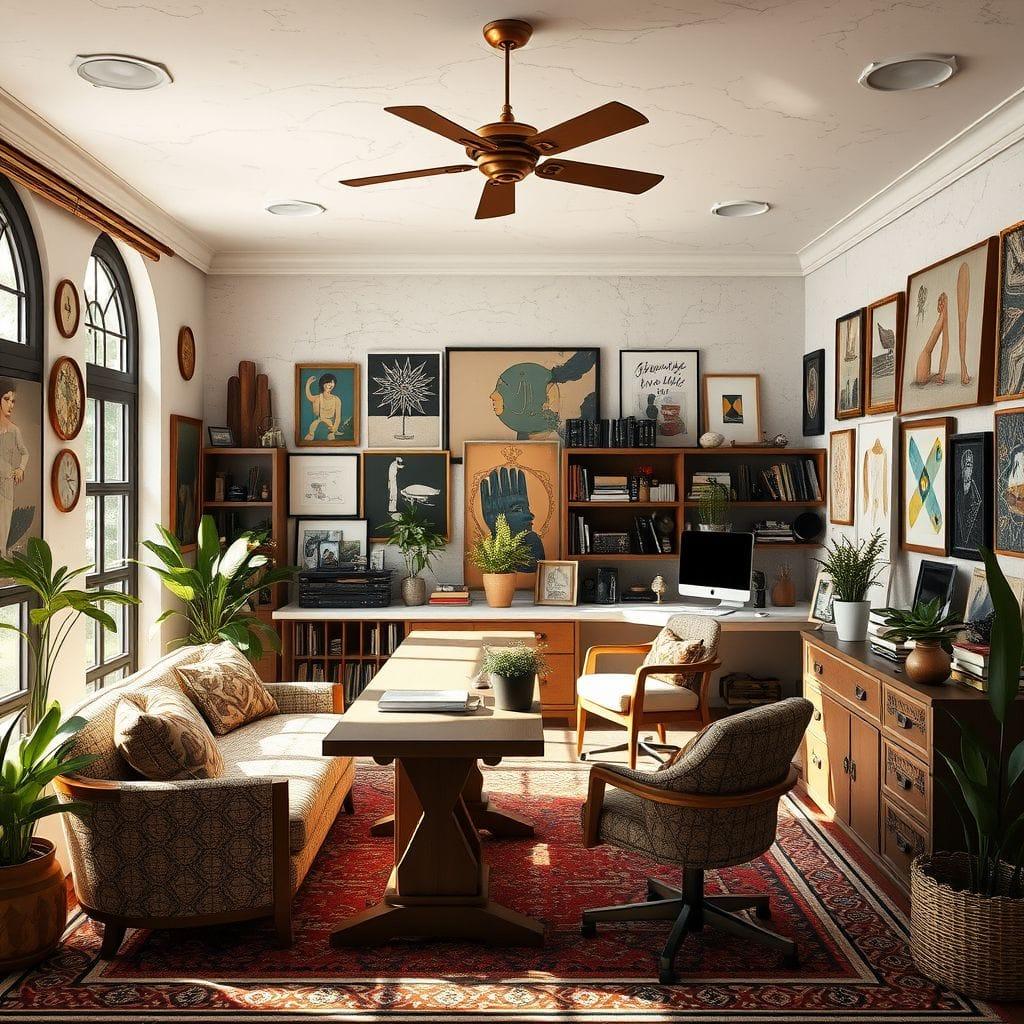 Bohemian office - AI Generated