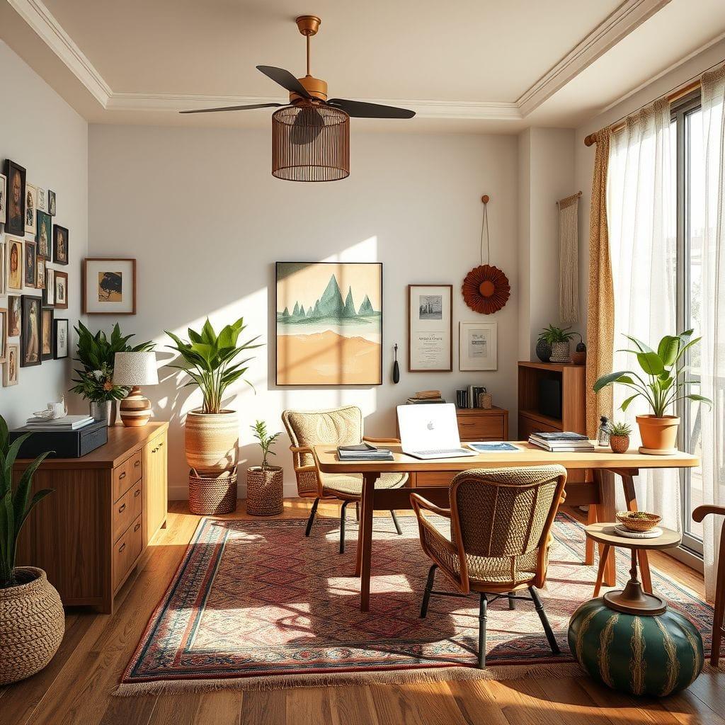 Bohemian office - AI Generated