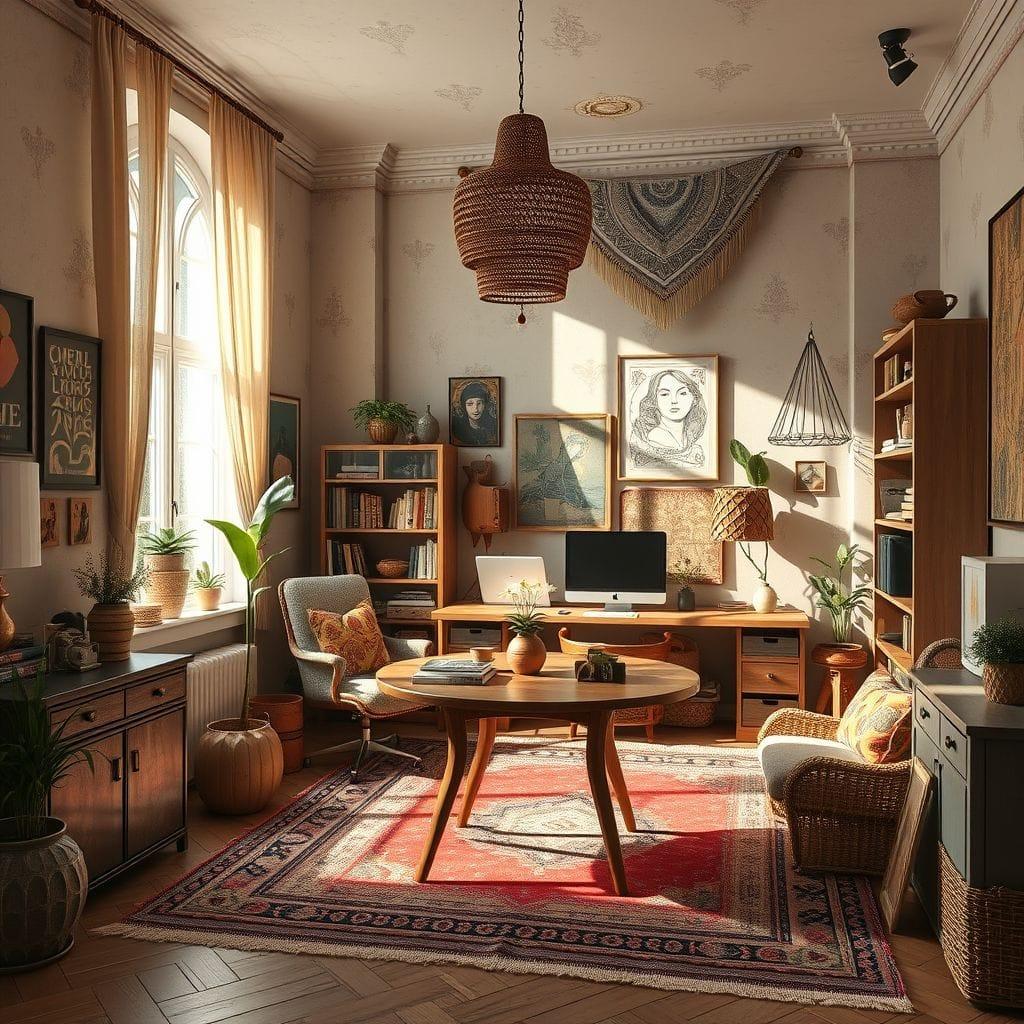 Bohemian office - AI Generated