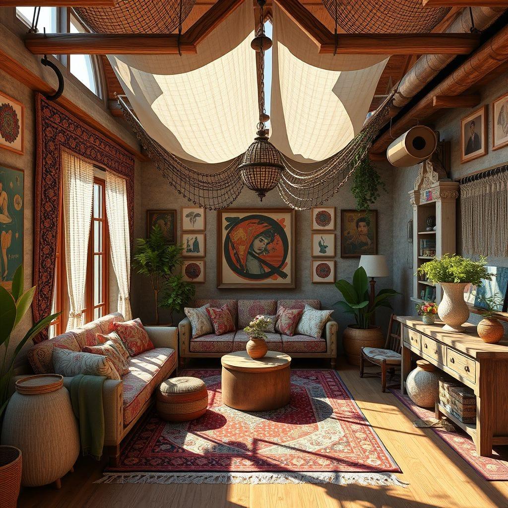 Bohemian onsen - AI Generated