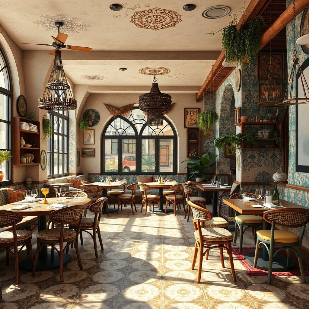 Bohemian restaurant - AI Generated