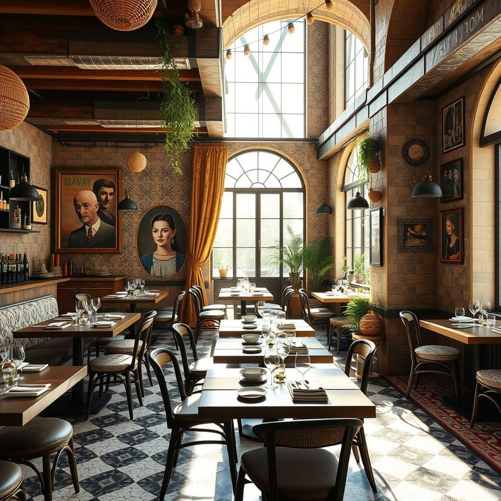 Bohemian restaurant - AI Generated