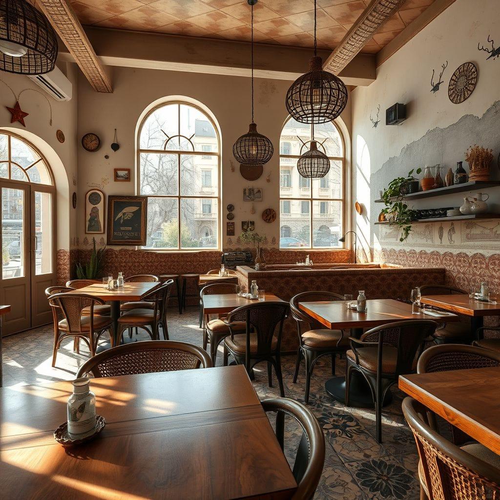 Bohemian restaurant - AI Generated