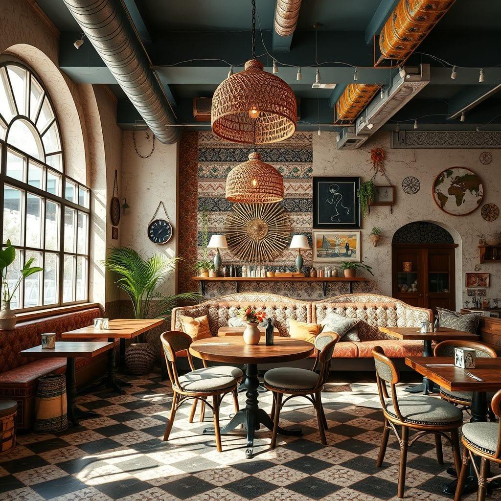 Bohemian restaurant - AI Generated