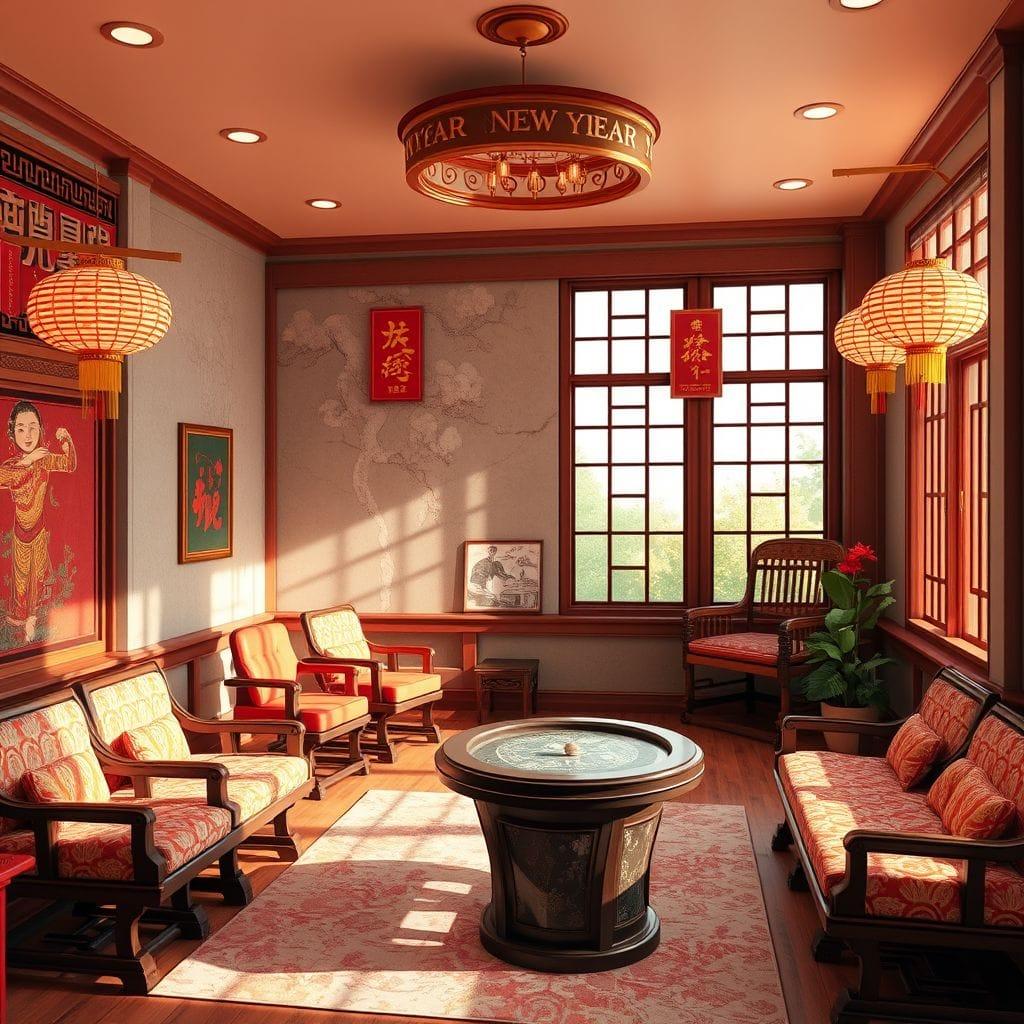 Chinese New Year game room - AI Generated
