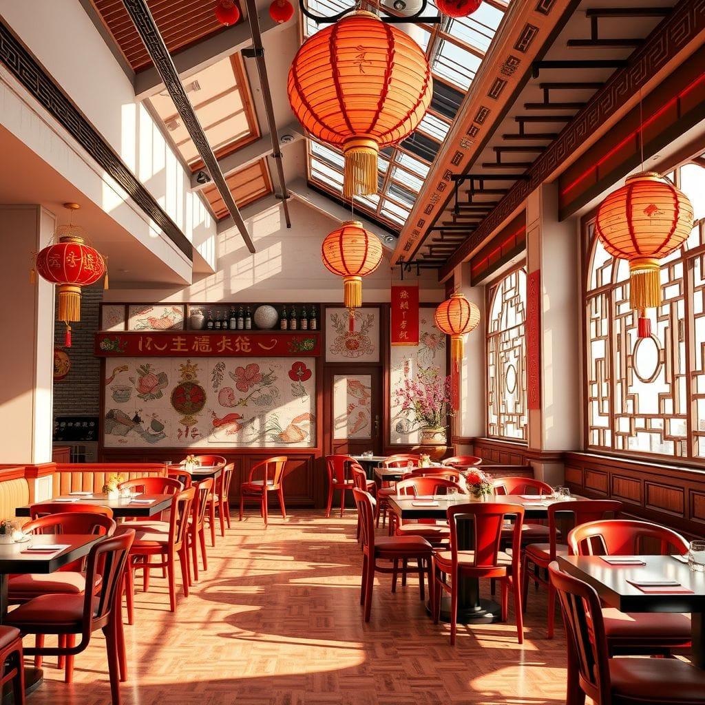 Chinese New Year restaurant - AI Generated