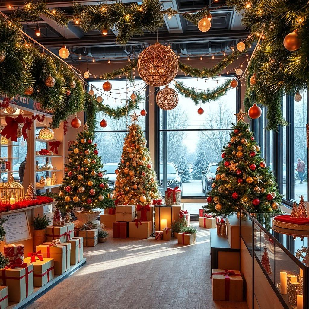 Christmas exhibition space - AI Generated