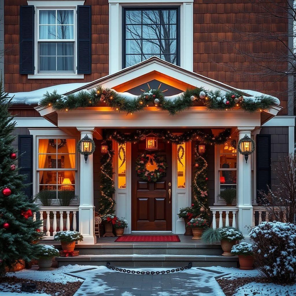 Christmas house exterior - AI Generated