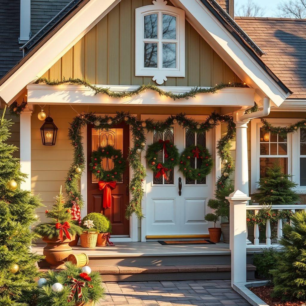 Christmas house exterior - AI Generated