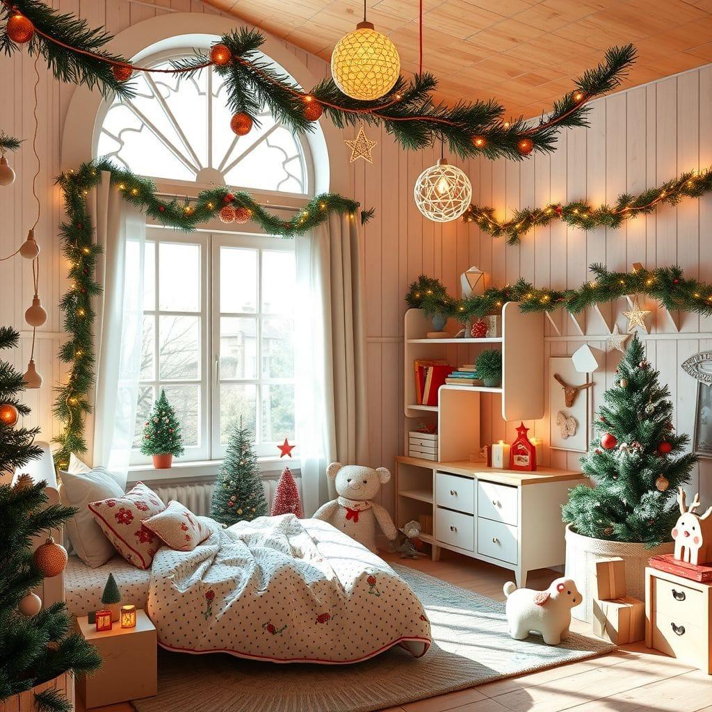Christmas kids room - AI Generated