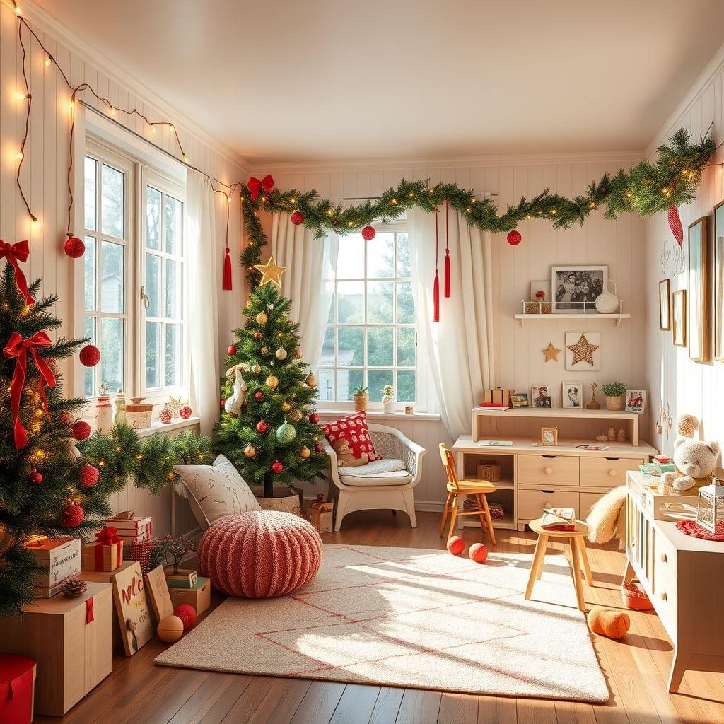 Christmas kids room - AI Generated