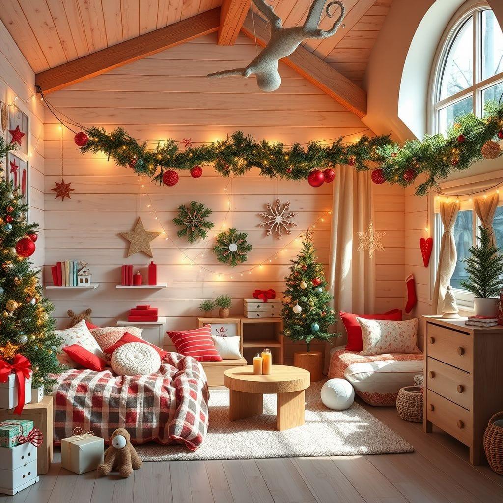 Christmas kids room - AI Generated