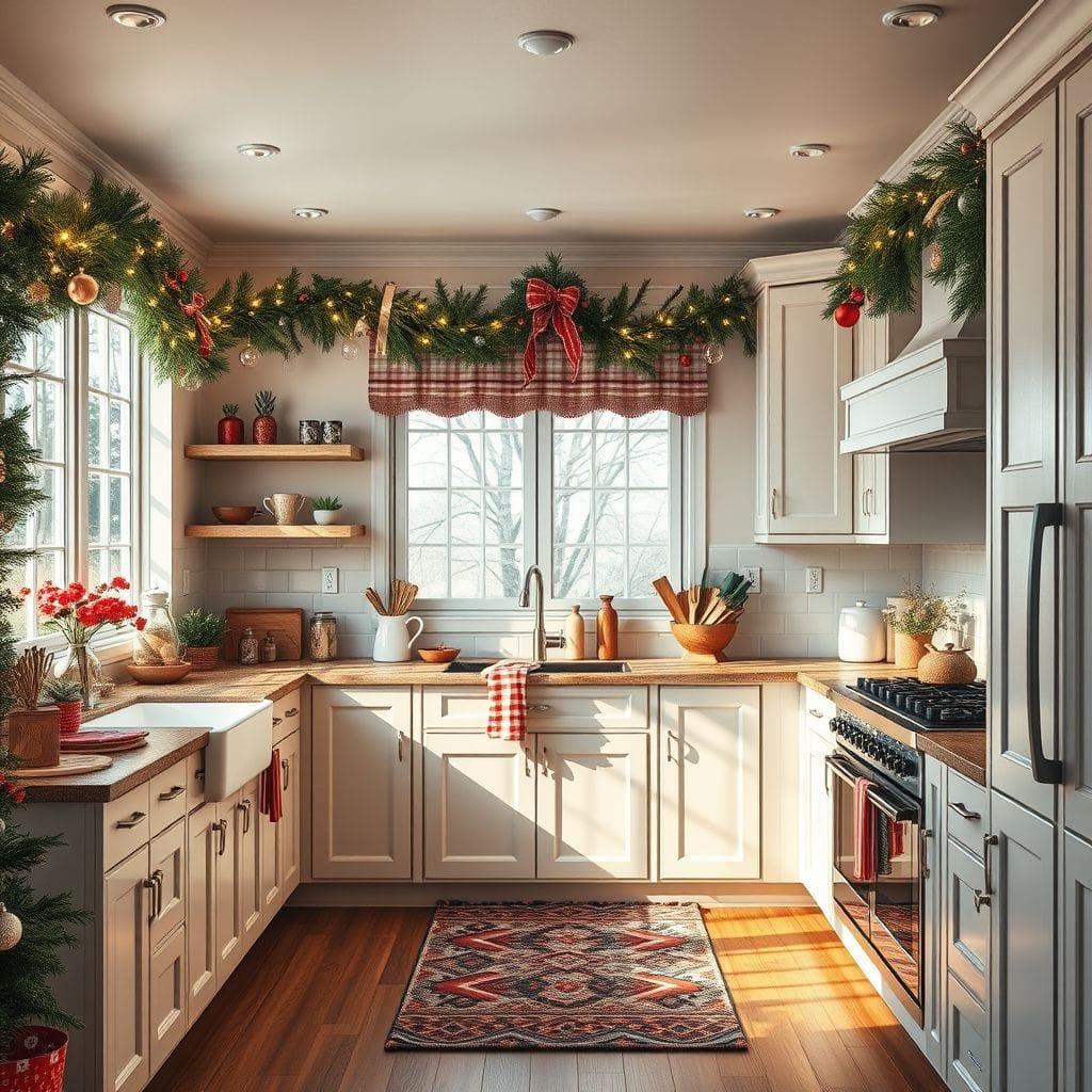 Christmas kitchen - AI Generated