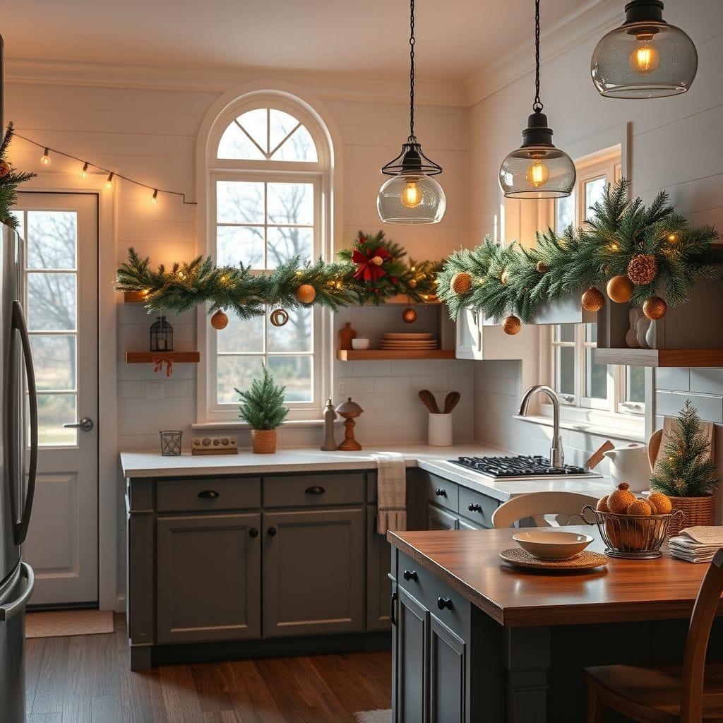 Christmas kitchen - AI Generated