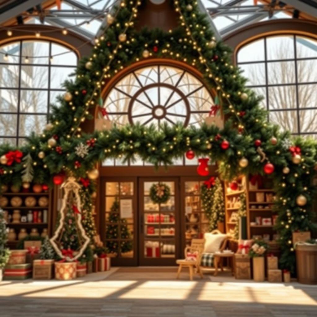 Christmas store - AI Generated