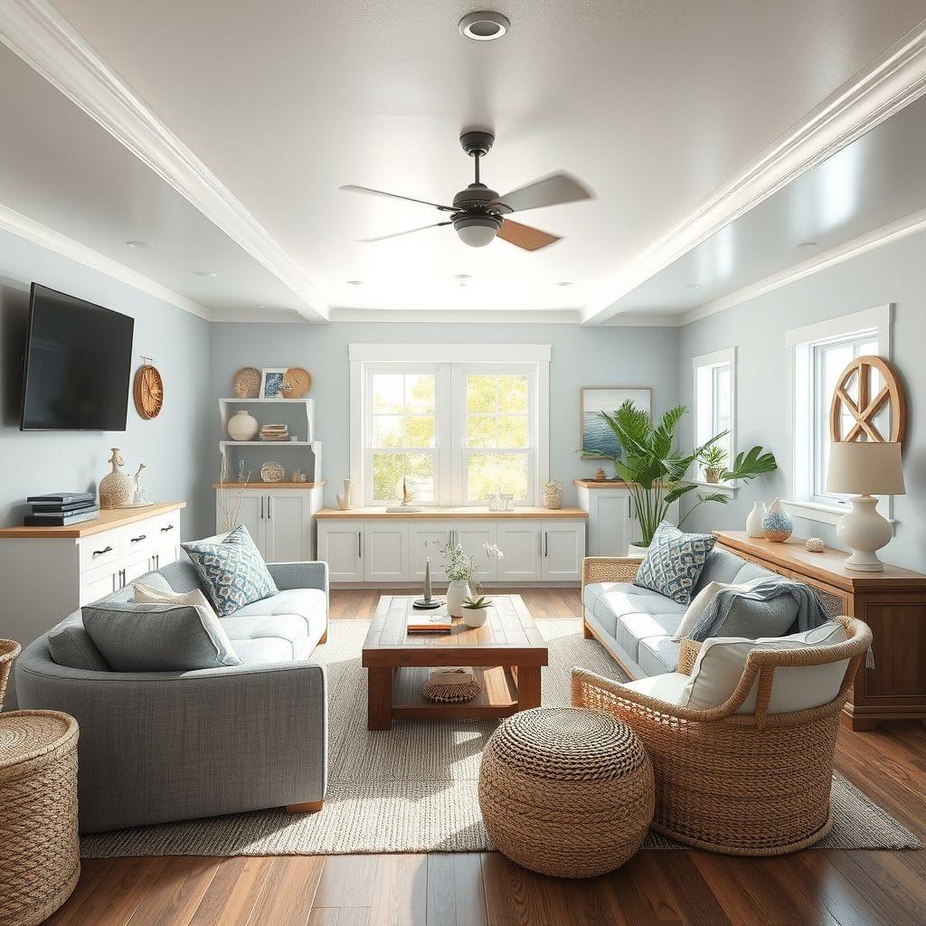 Coastal basement - AI Generated