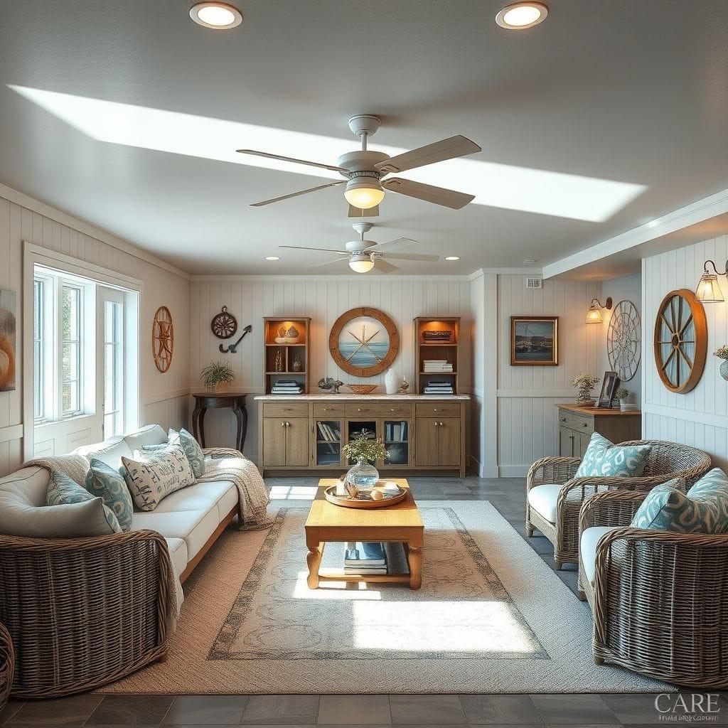Coastal basement - AI Generated