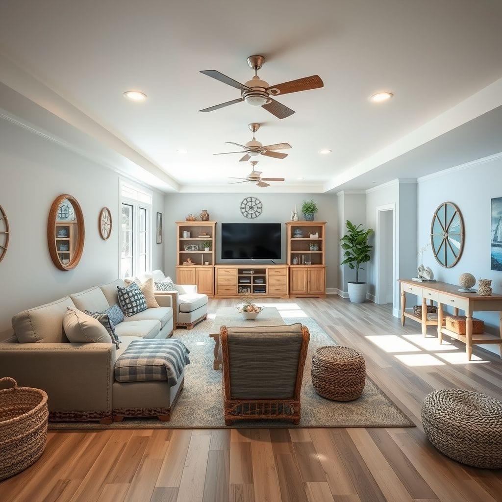 Coastal basement - AI Generated