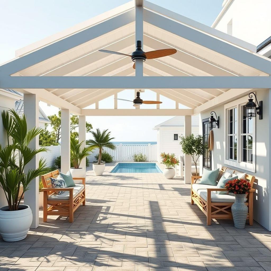 Coastal carport - AI Generated