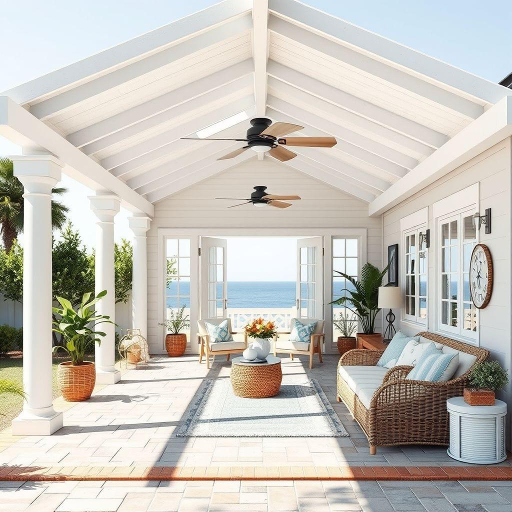 Coastal carport - AI Generated