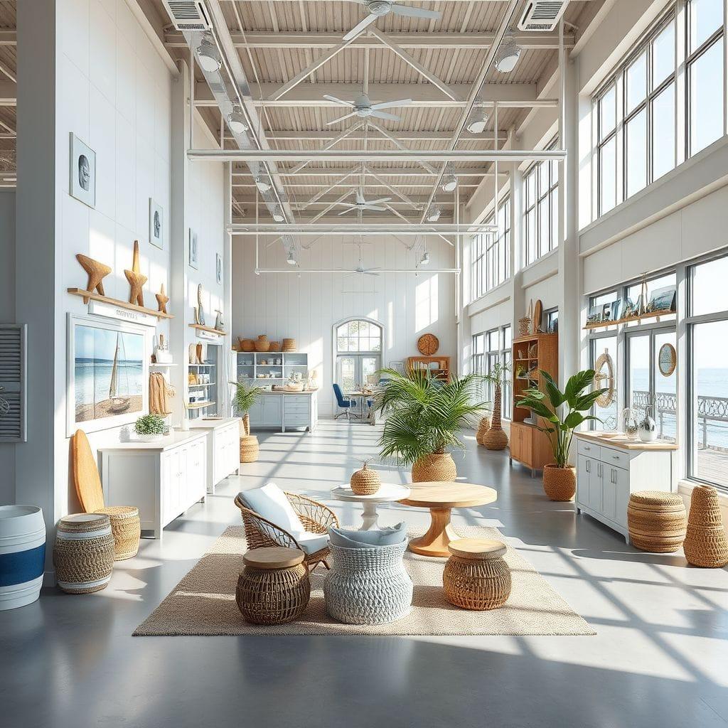 Coastal exhibition space - AI Generated