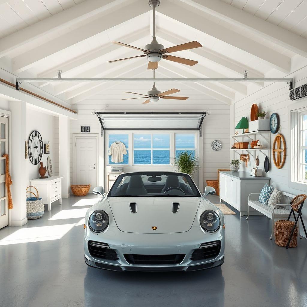 Coastal garage - AI Generated