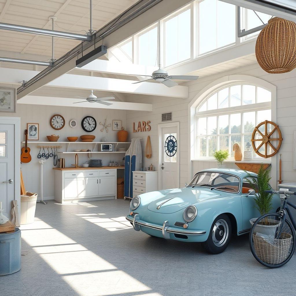 Coastal garage - AI Generated