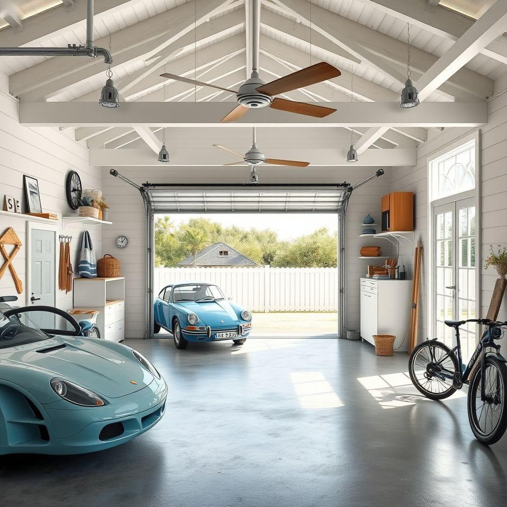 Coastal garage - AI Generated