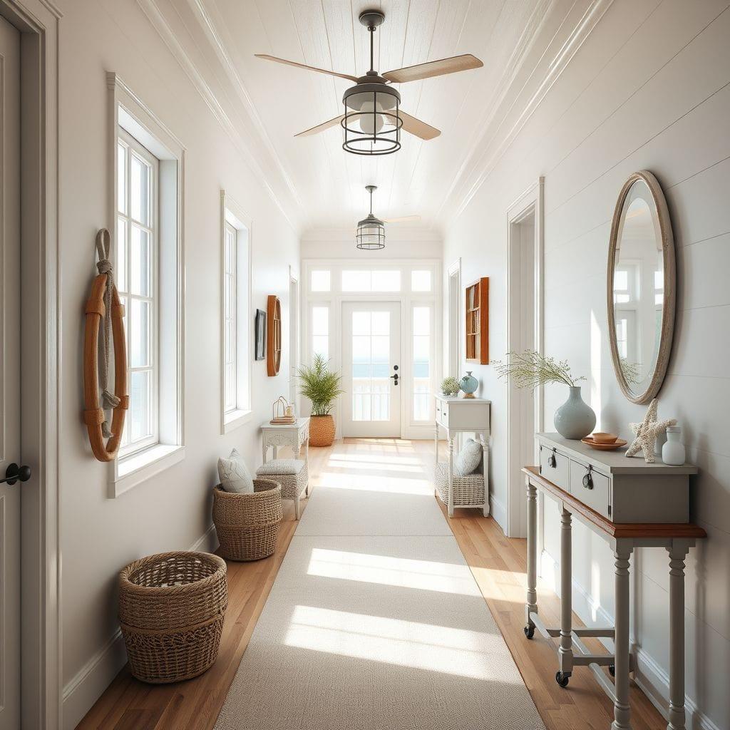 Coastal hallway - AI Generated