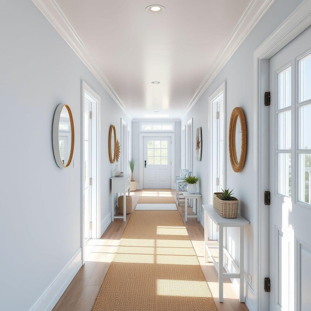 Coastal hallway - AI Generated