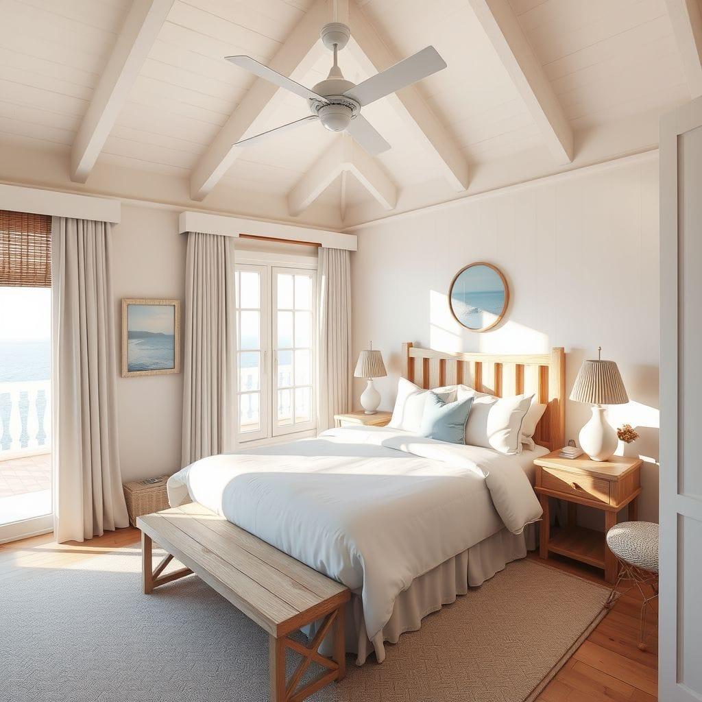 Coastal hotel room - AI Generated