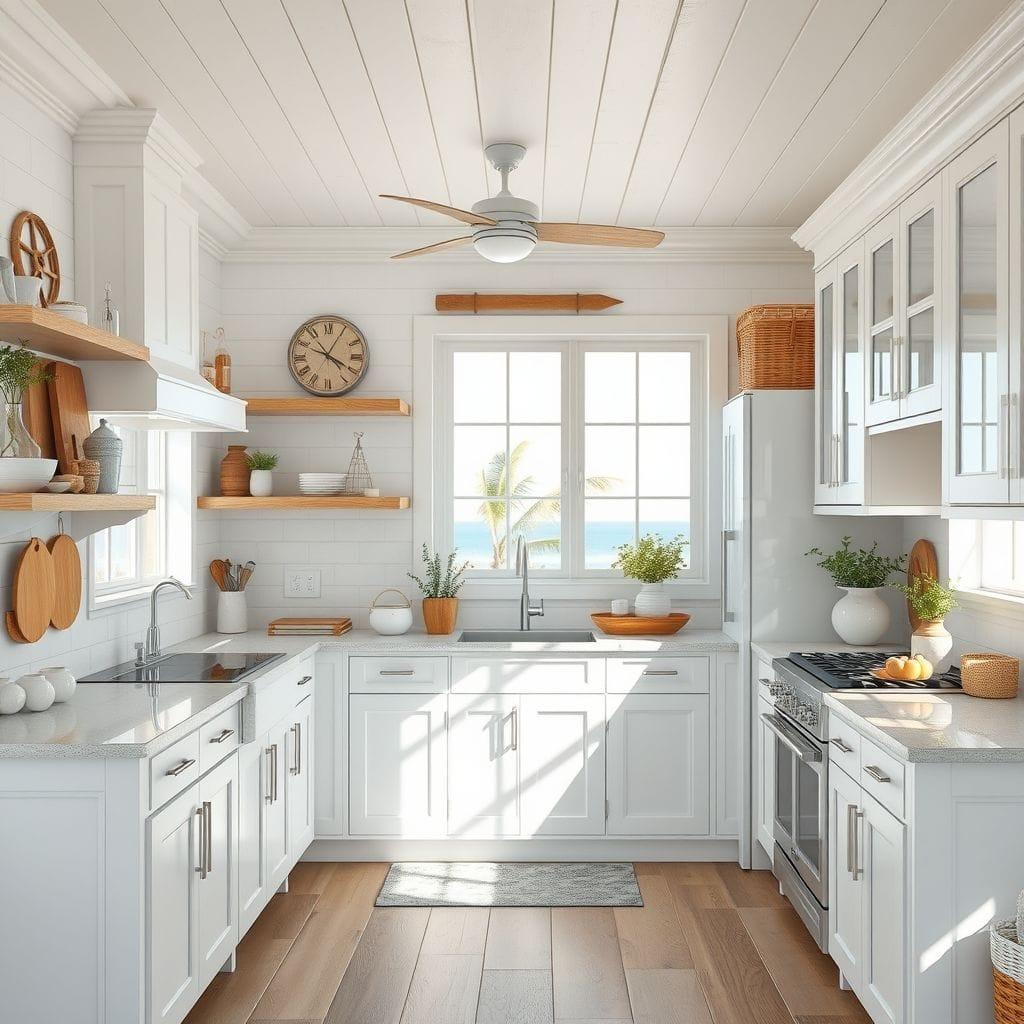 Coastal kitchen - AI Generated