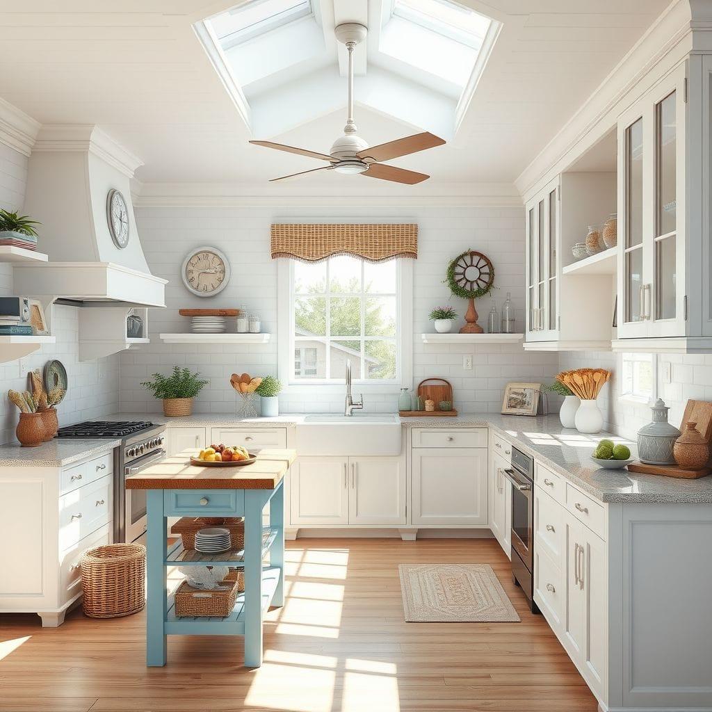 Coastal kitchen - AI Generated