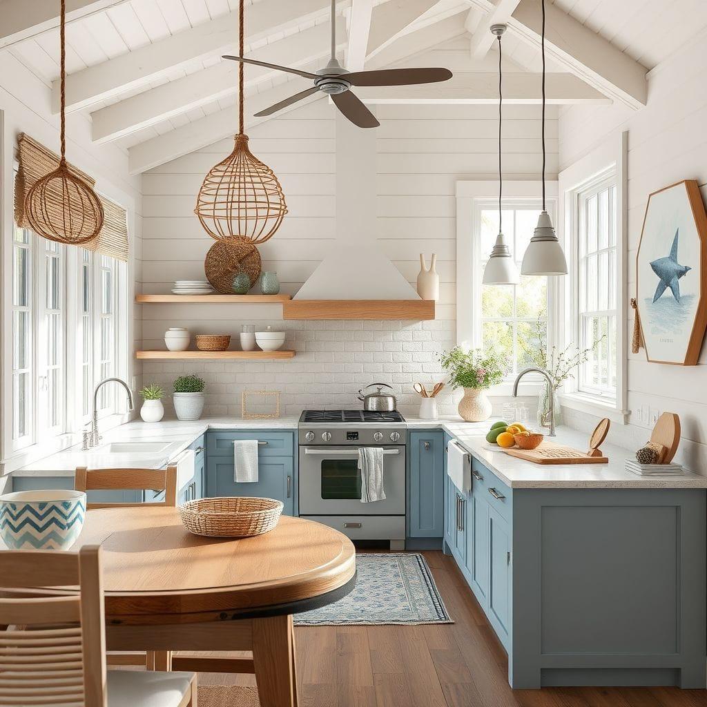 Coastal kitchen - AI Generated