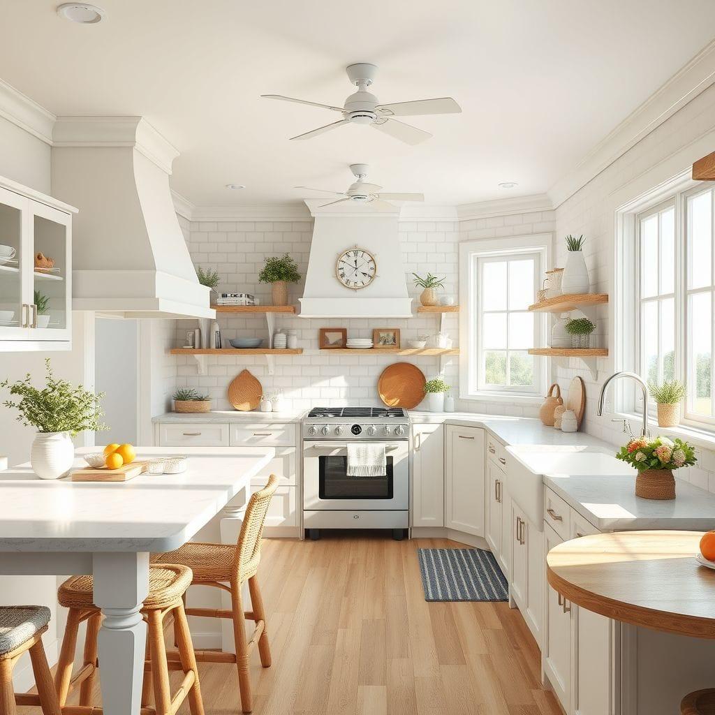 Coastal kitchen - AI Generated