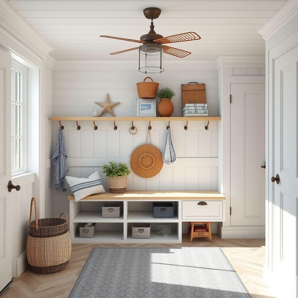 Coastal mudroom - AI Generated