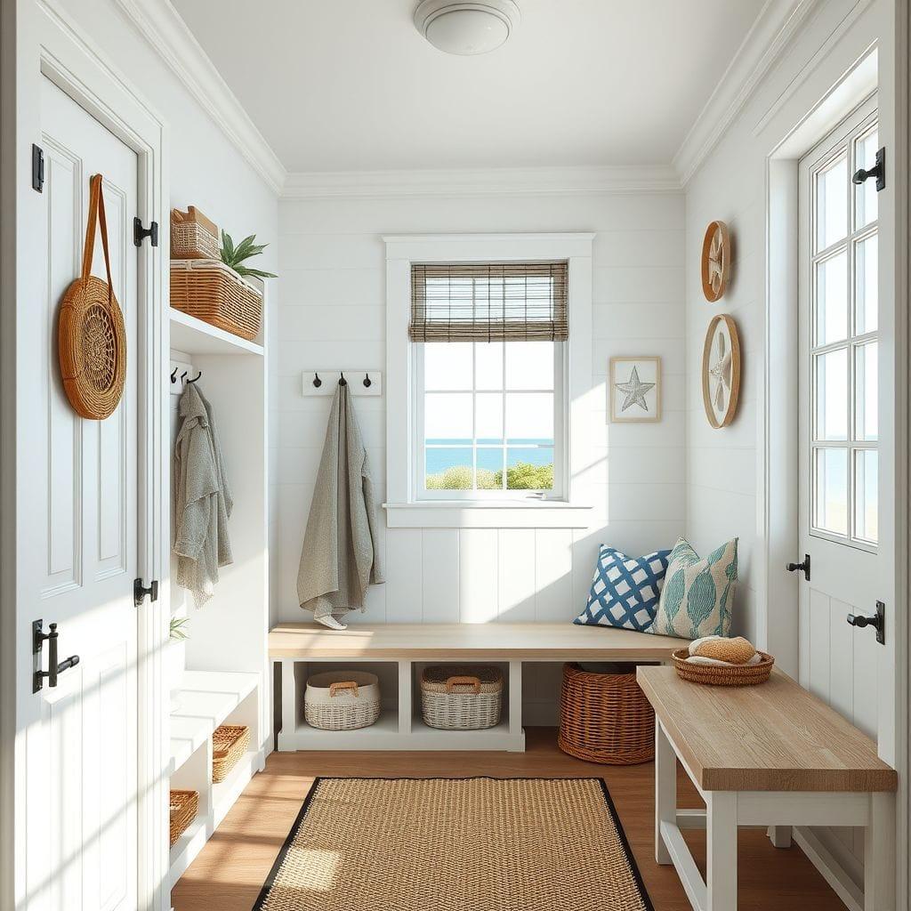 Coastal mudroom - AI Generated