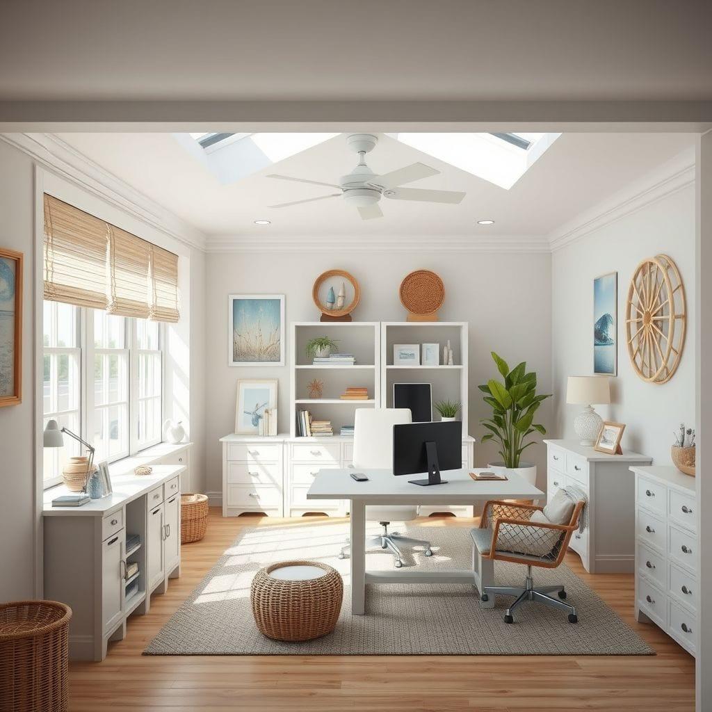 Coastal office - AI Generated