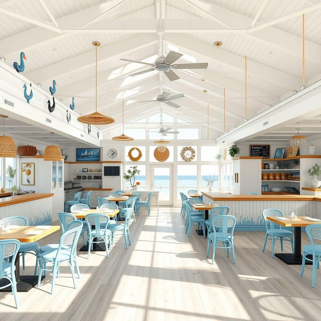 Coastal restaurant - AI Generated