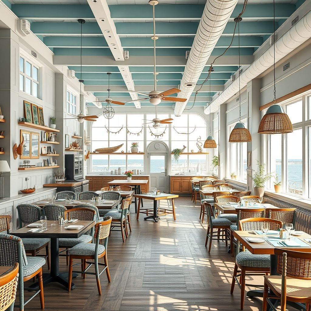Coastal restaurant - AI Generated