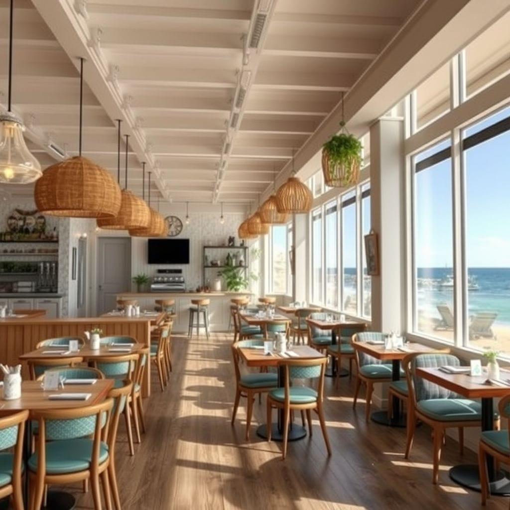 Coastal restaurant - AI Generated