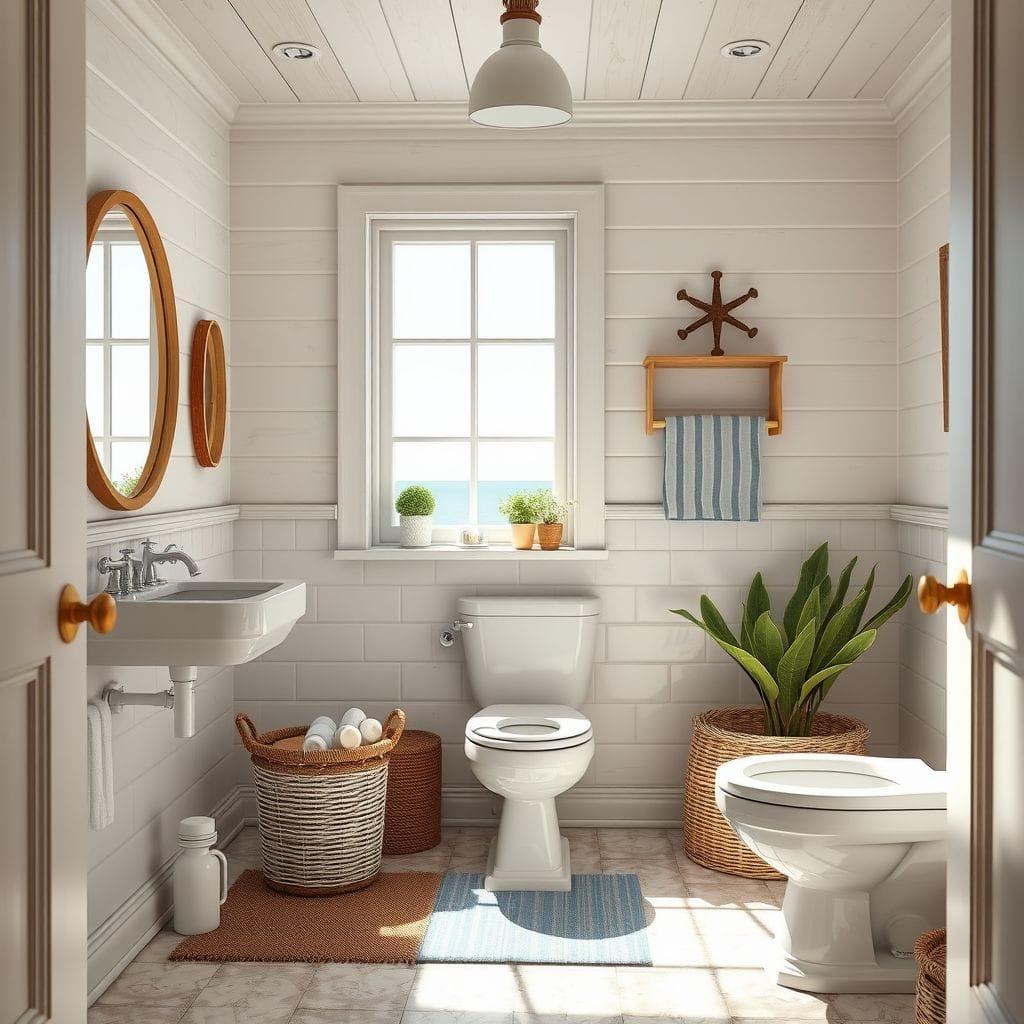 Coastal toilet - AI Generated