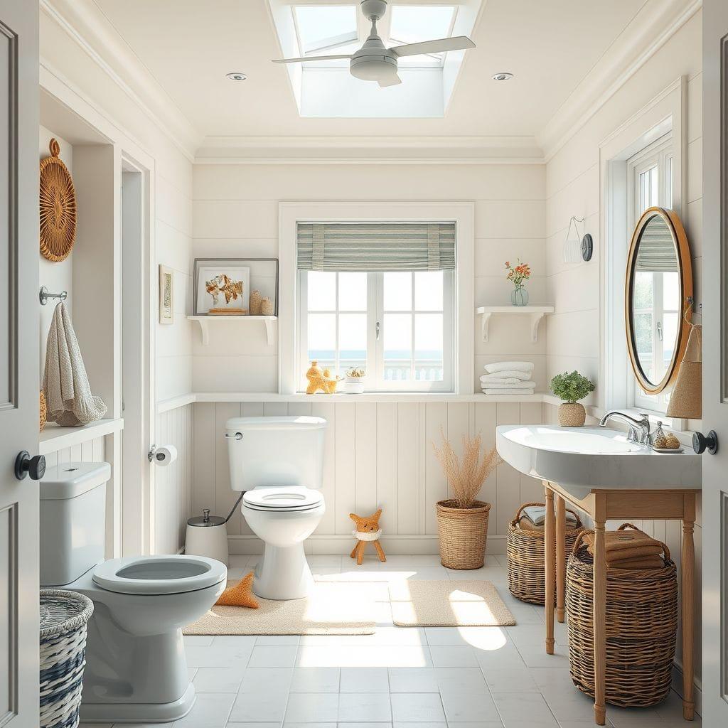Coastal toilet - AI Generated