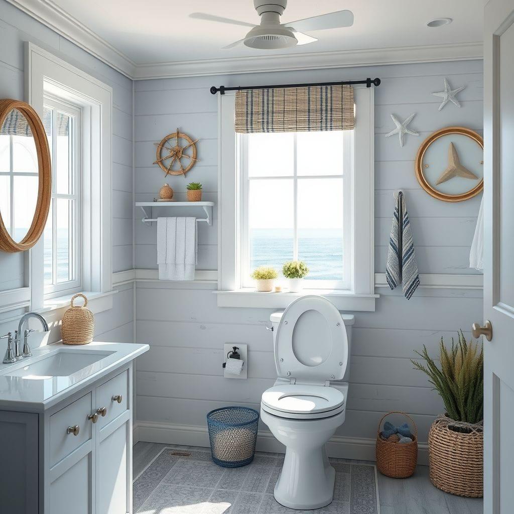 Coastal toilet - AI Generated