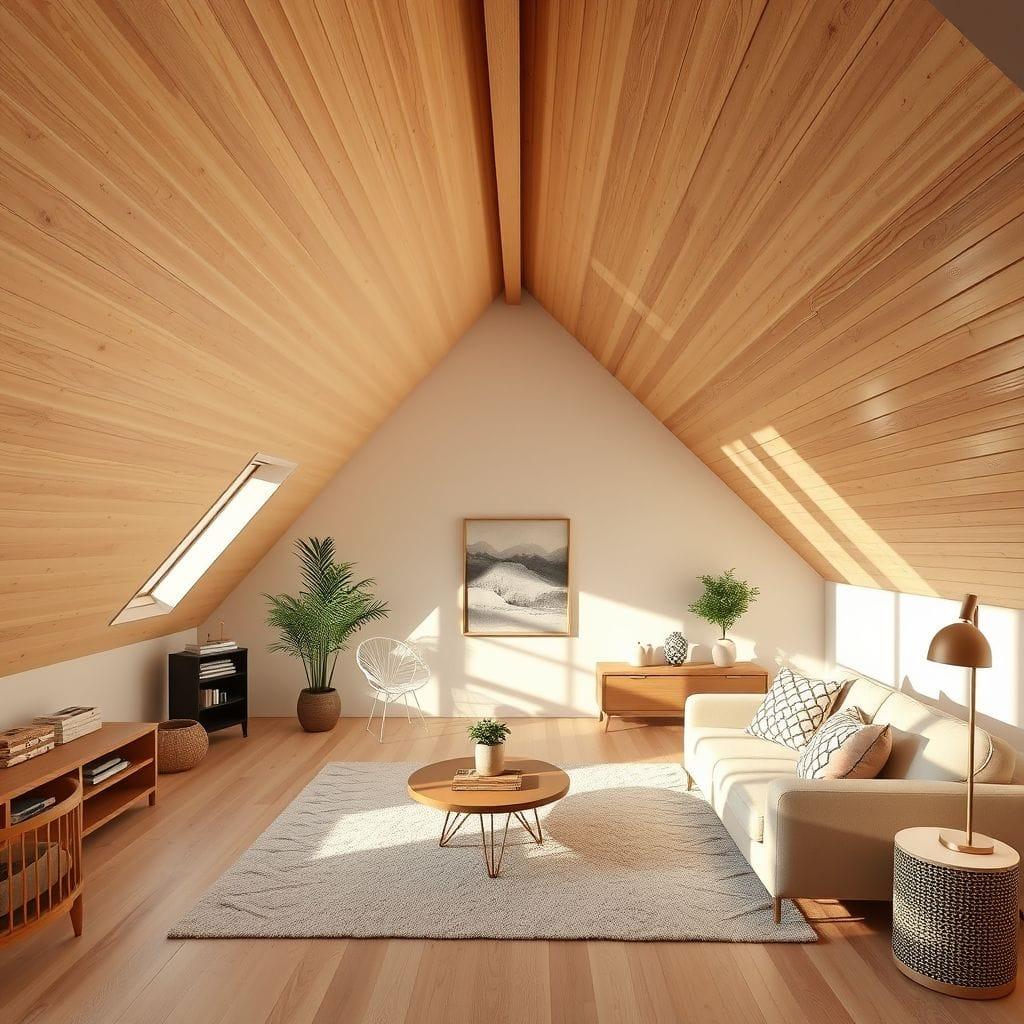 Contemporary attic - AI Generated